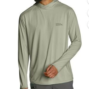 Eddie Bauer Mens Long Sleeve UPF 50+ Performance Lightweight Pullover Hoodie